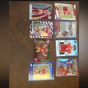 8 card football lot San Francisco 49ers